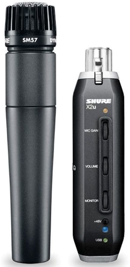 USB-s mikrofon Shure SM57-X2U