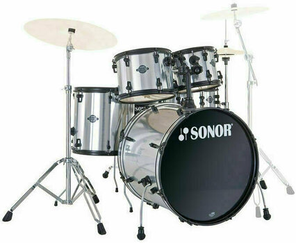 Акустични барабани-комплект Sonor Smart Force Stage 1 Brushed Chrome - 1