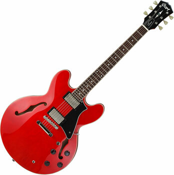Semi-akoestische gitaar Cort Source Cherry Red - 1