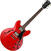 Semi-Acoustic Guitar Cort Source Cherry Red