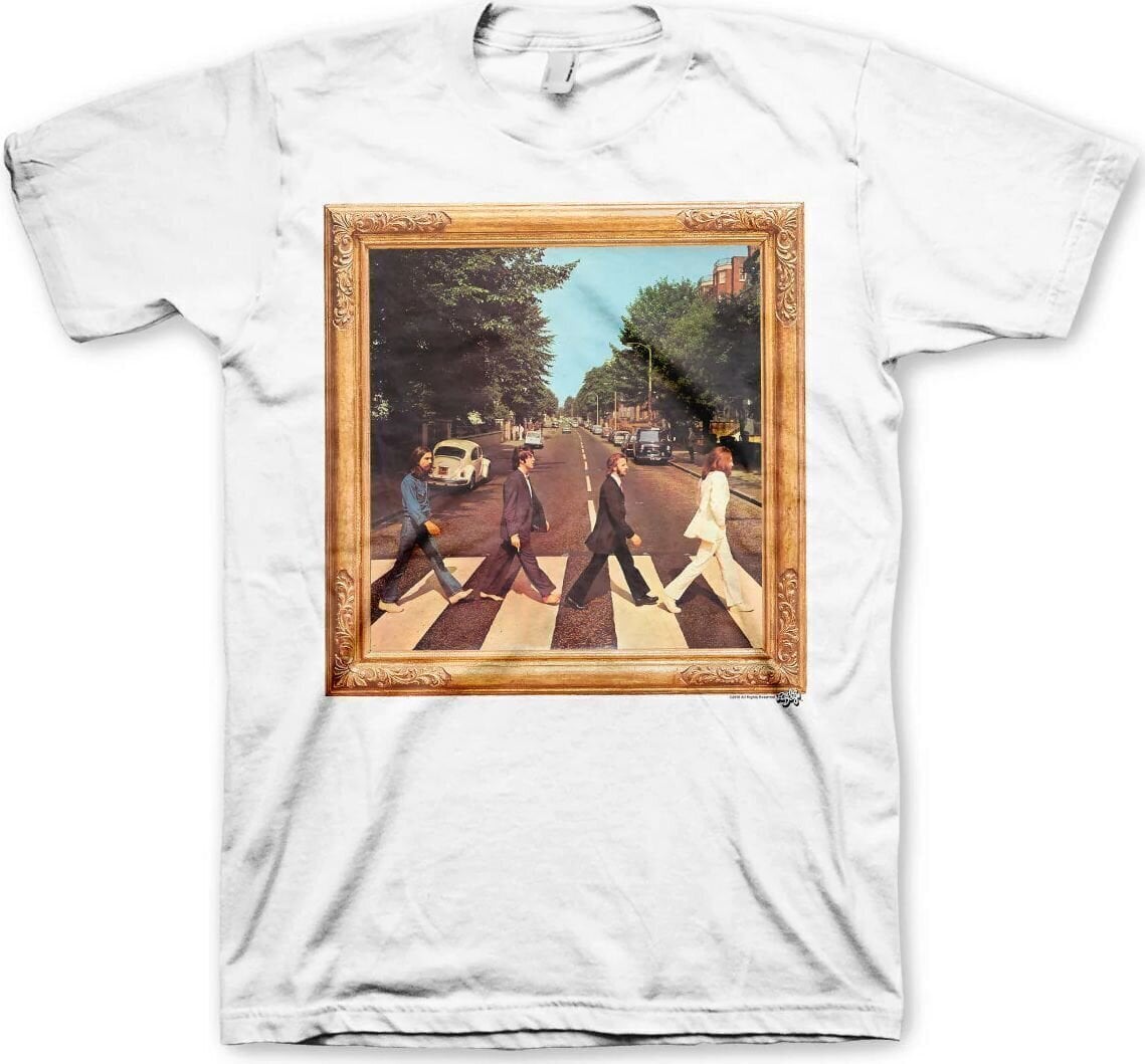 T-shirt The Beatles Abbey Road Cover White XL T-shirt