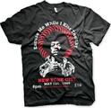 Jimi Hendrix Live In New York Black 2XL T-Shirt