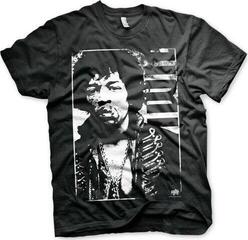 T-shirt Jimi Hendrix Distressed Black M T-shirt