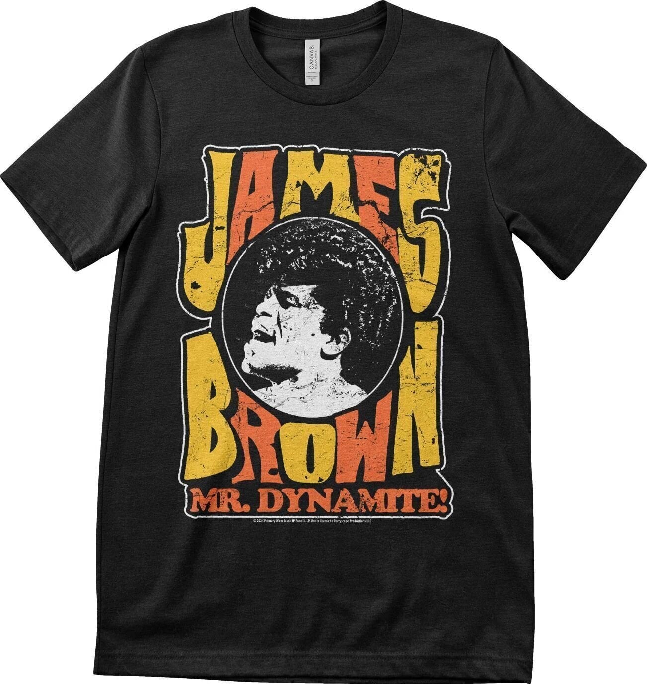 T-Shirt James Brown Mr Dynamite Black XL T-Shirt