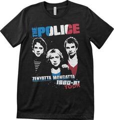 Риза The Police Zenyatta Mondatta Tour Unisex Тениска с къс ръкав/Black/Къси