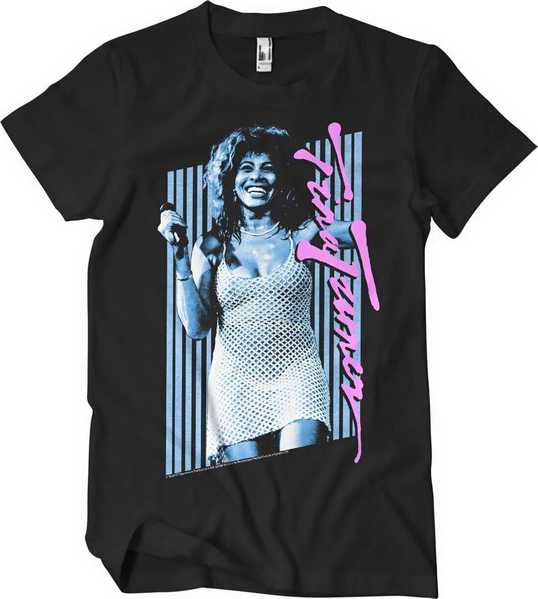 T-Shirt Tina Turner 80's Black M T-Shirt