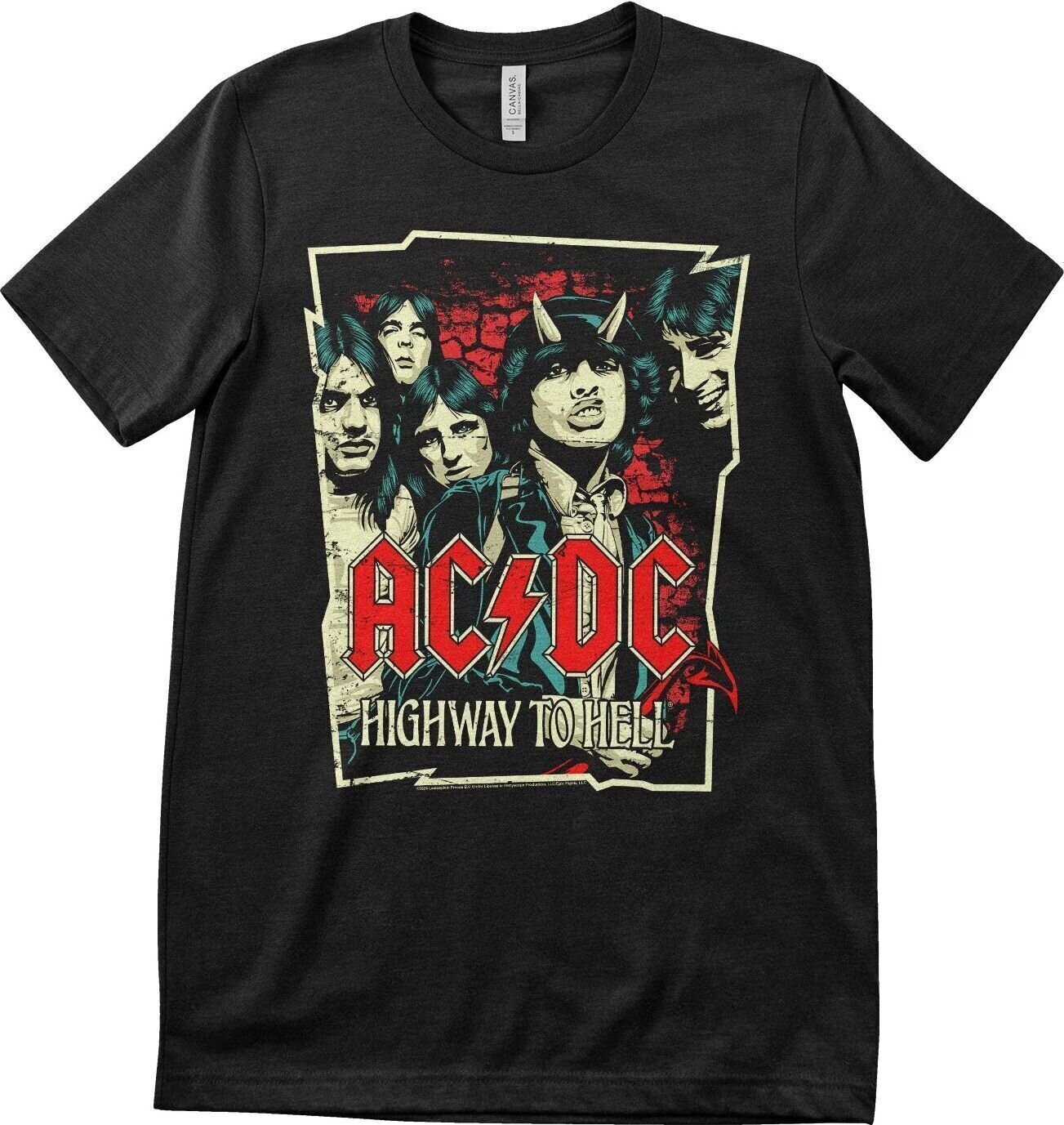 AC/DC Tričko Highway To Hell Unisex Black M