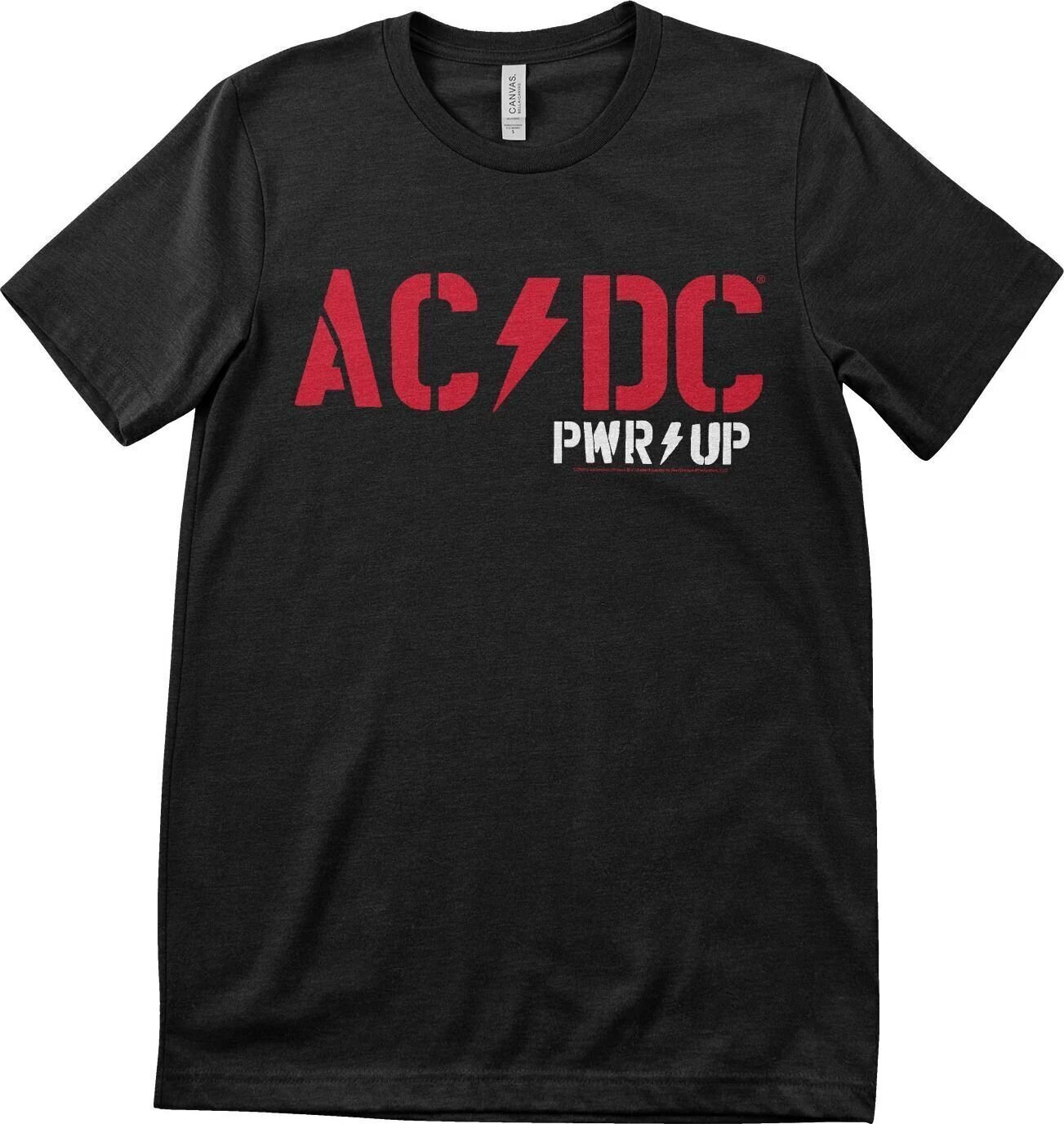 AC/DC Tričko PWR-UP Unisex Black S