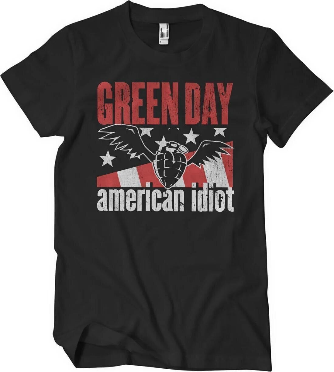 T-shirt Green Day The American Idiot Black XL T-shirt