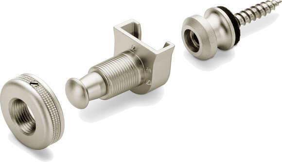 Strap Lock Schaller 14010701 M Satin Pearl Strap Lock - 1