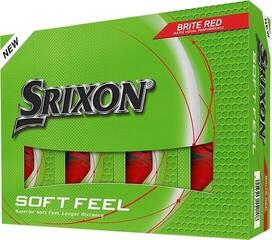 Golf Balls Srixon Soft Feel 14 Brite Red Golf Balls