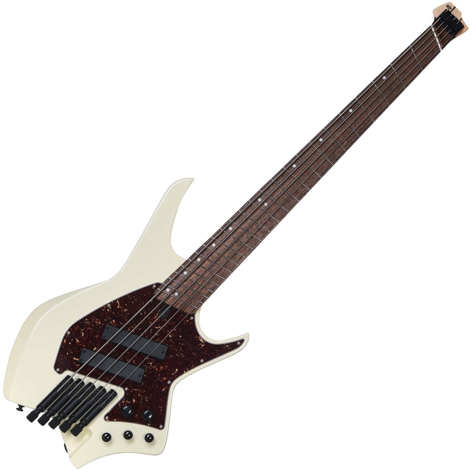 Bass headless HILS Guitars HNB5 NEXT Ivory Bass headless
