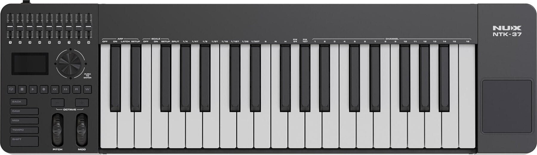 Claviatură MIDI Nux NTK-37 Claviatură MIDI (Ca nou)