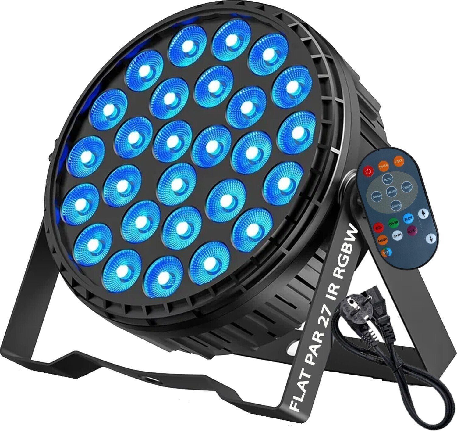 LED PAR Light4Me FLAT PAR 27 IR RGBW LED PAR