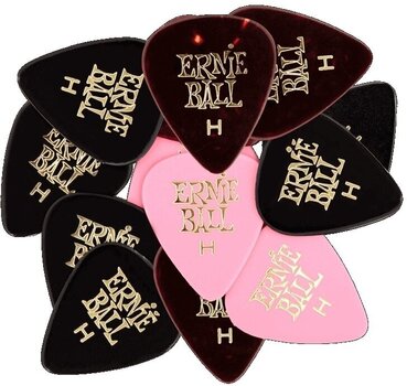 Pană Ernie Ball Heavy Assorted Color Pick 12 pc Pană - 1