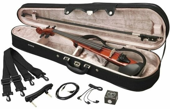 Elektromos hegedű Yamaha SV-130S Silent Violin SET Brown - 1