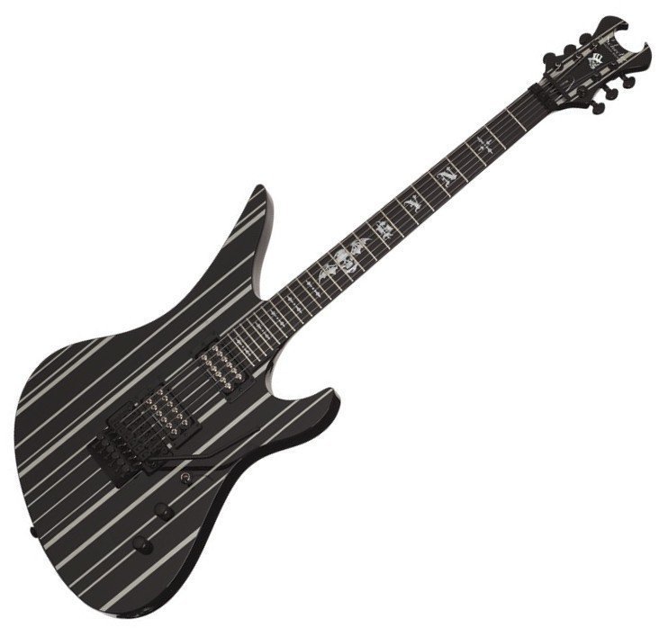 Elektromos gitár Schecter SYNYSTCUST-BLK Fekete