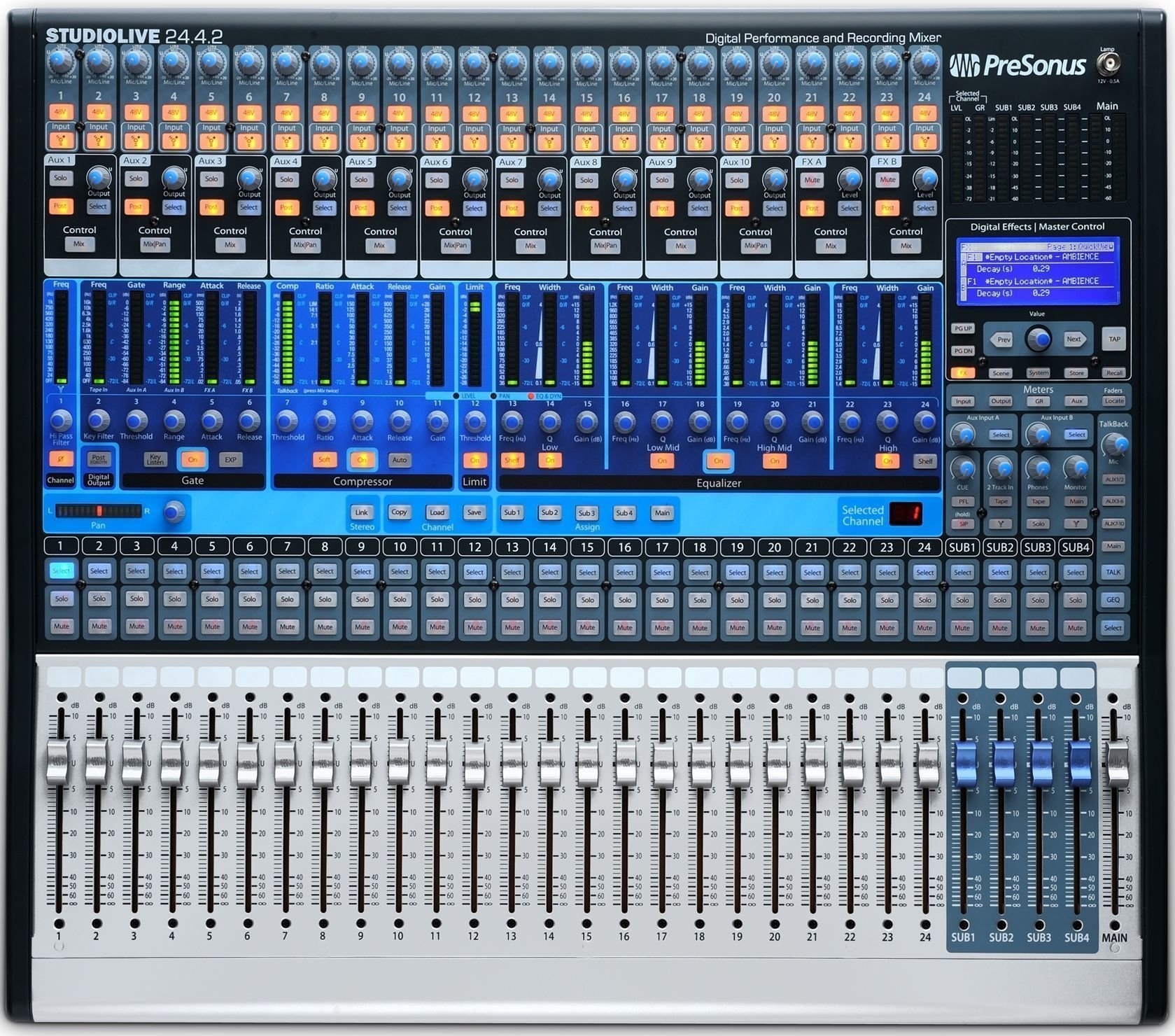 Дигитален аудио миксер Presonus Studio Live 24-4-2