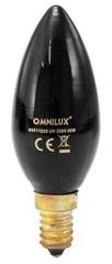Source lumineuse UV Omnilux C35 230V/40W E-14 UV Candle Bulb Source lumineuse UV