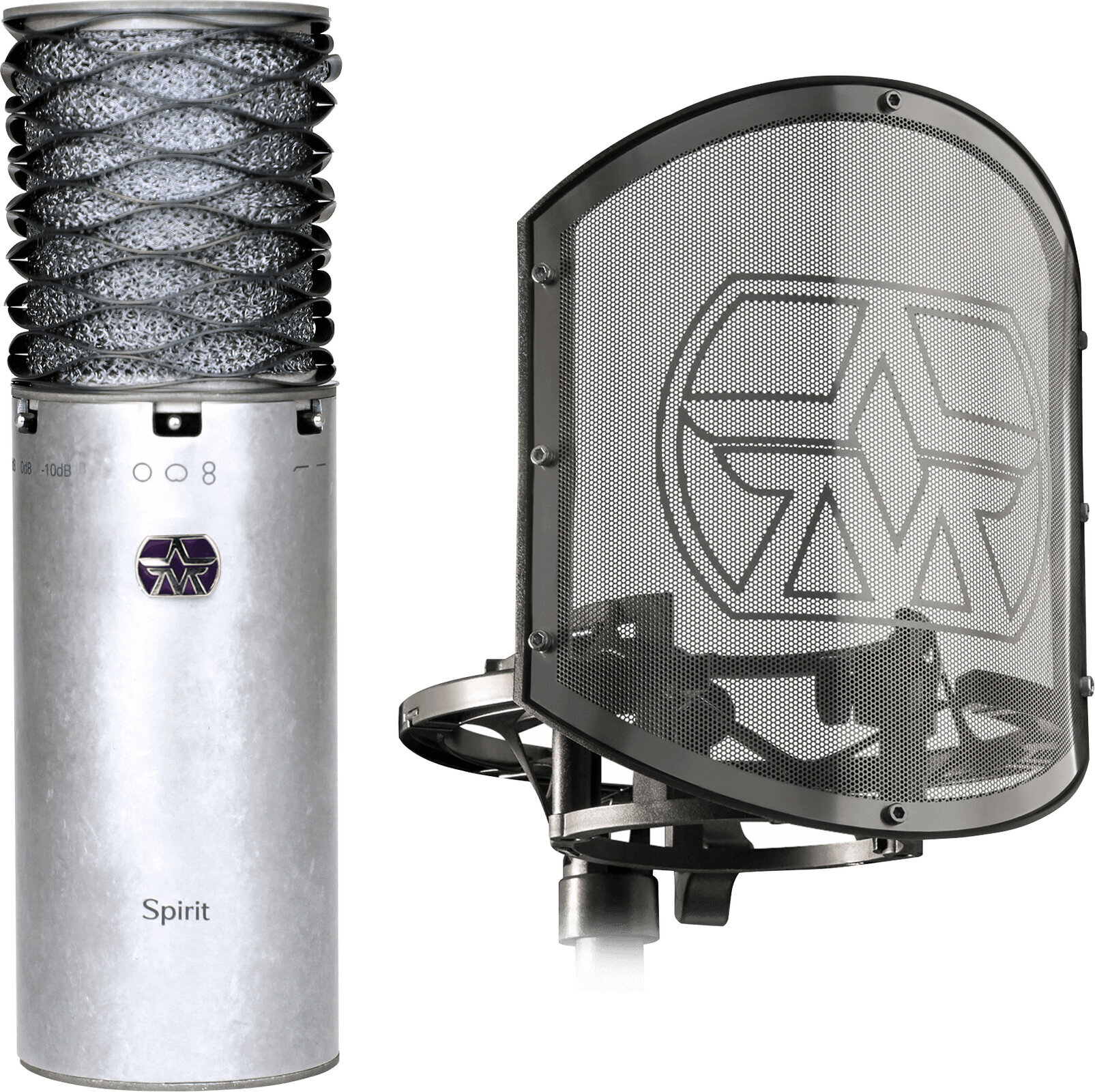Kondenzátorový štúdiový mikrofón Aston Microphones Spirit Bundle Kondenzátorový štúdiový mikrofón (Ako nové)