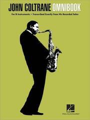 Sheet Music Hal Leonard John Coltrane: Omnibook Sheet Music