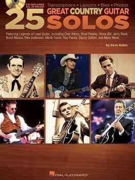 ноти Hal Leonard 25 Great Country Guitar Solos ноти - 1