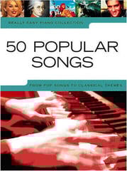 Sheet Music Wise Publications Really Easy Piano: 50 Popular Songs Sheet Music