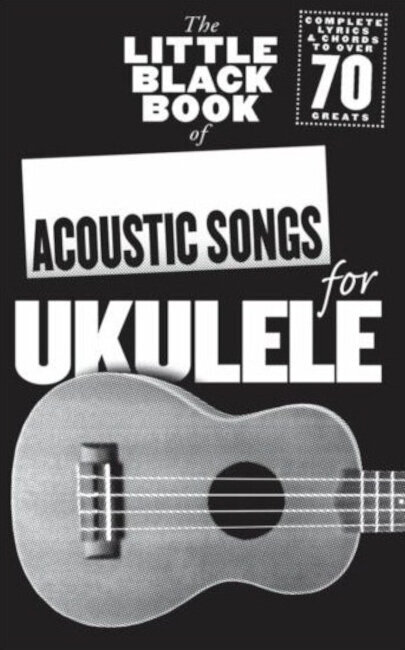 Sheet Music Wise Publications The Little Black Book of Acoustic Songs for Ukulele Sheet Music
