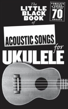 Sheet Music Wise Publications The Little Black Book of Acoustic Songs for Ukulele Sheet Music - 1