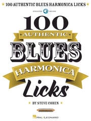 Nuotit Hal Leonard 100 Authentic Blues Harmonica Licks Nuotit