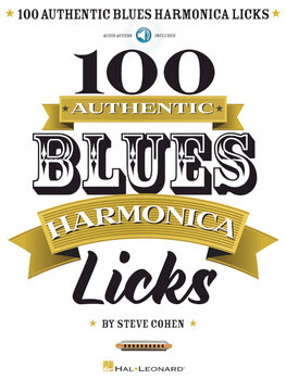 Noten Hal Leonard 100 Authentic Blues Harmonica Licks Noten - 1