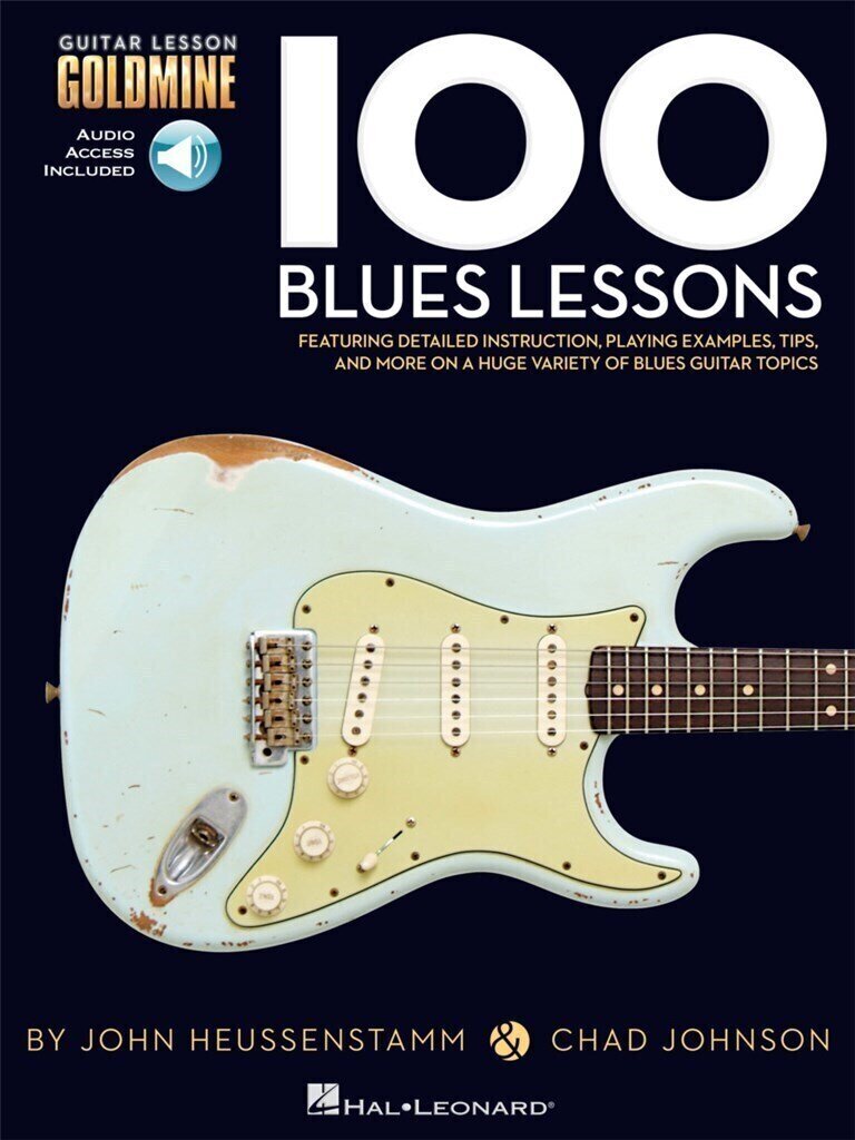 Sheet Music Hal Leonard Guitar Lesson Goldmine: 100 Blues Lessons Sheet Music