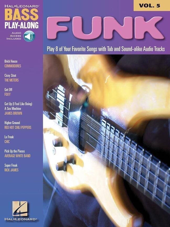 Noten Hal Leonard Bass Play-Along Volume 5: Funk Noten
