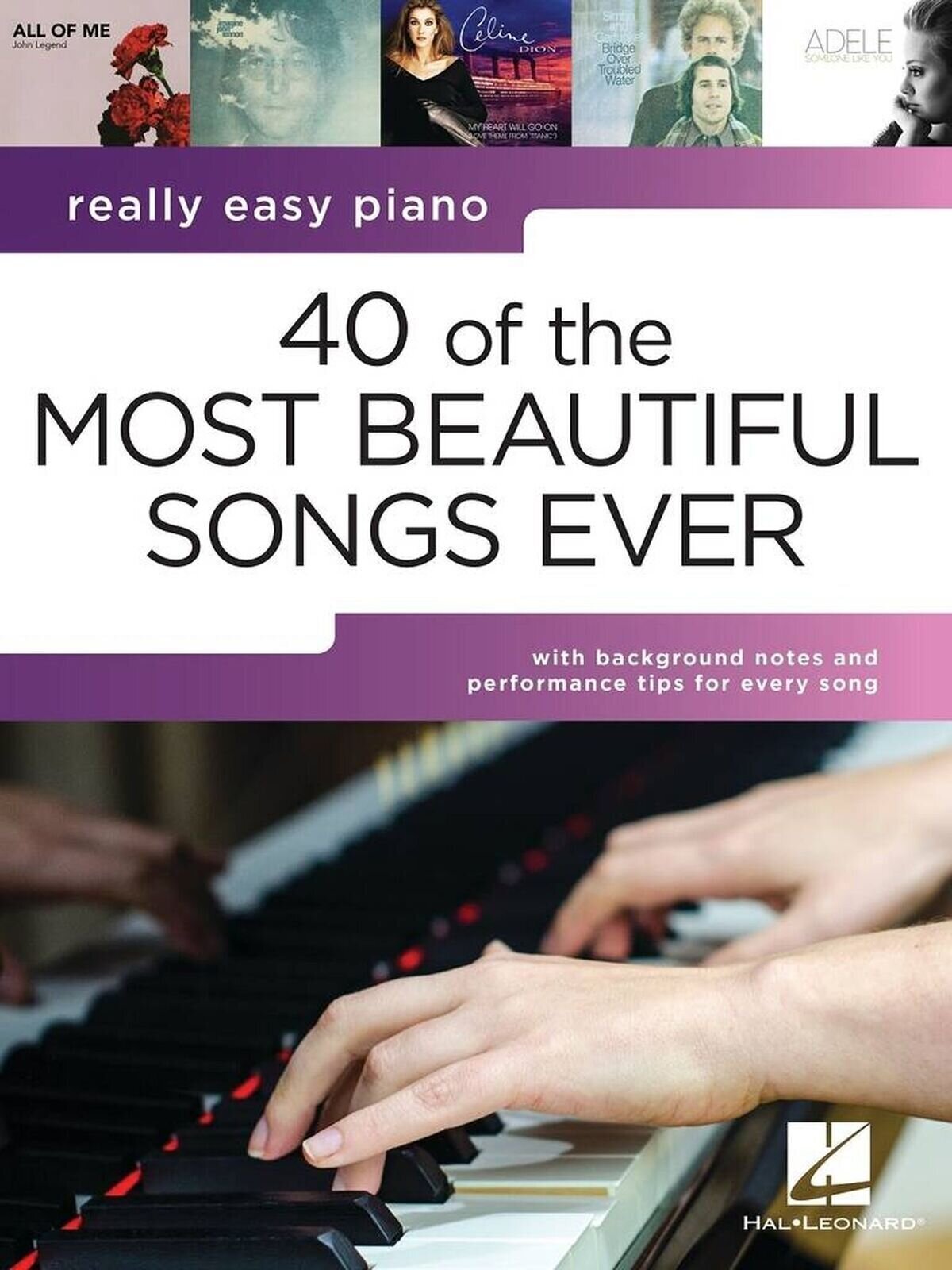 Nuty Hal Leonard Really Easy Piano: 40 of the Most Beautiful Songs Nuty
