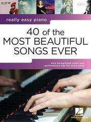 Nuotit Hal Leonard Really Easy Piano: 40 of the Most Beautiful Songs Nuotit