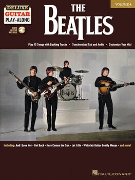 Noty Hal Leonard Deluxe Guitar Play-Along Volume 4: The Beatles Noty - 1