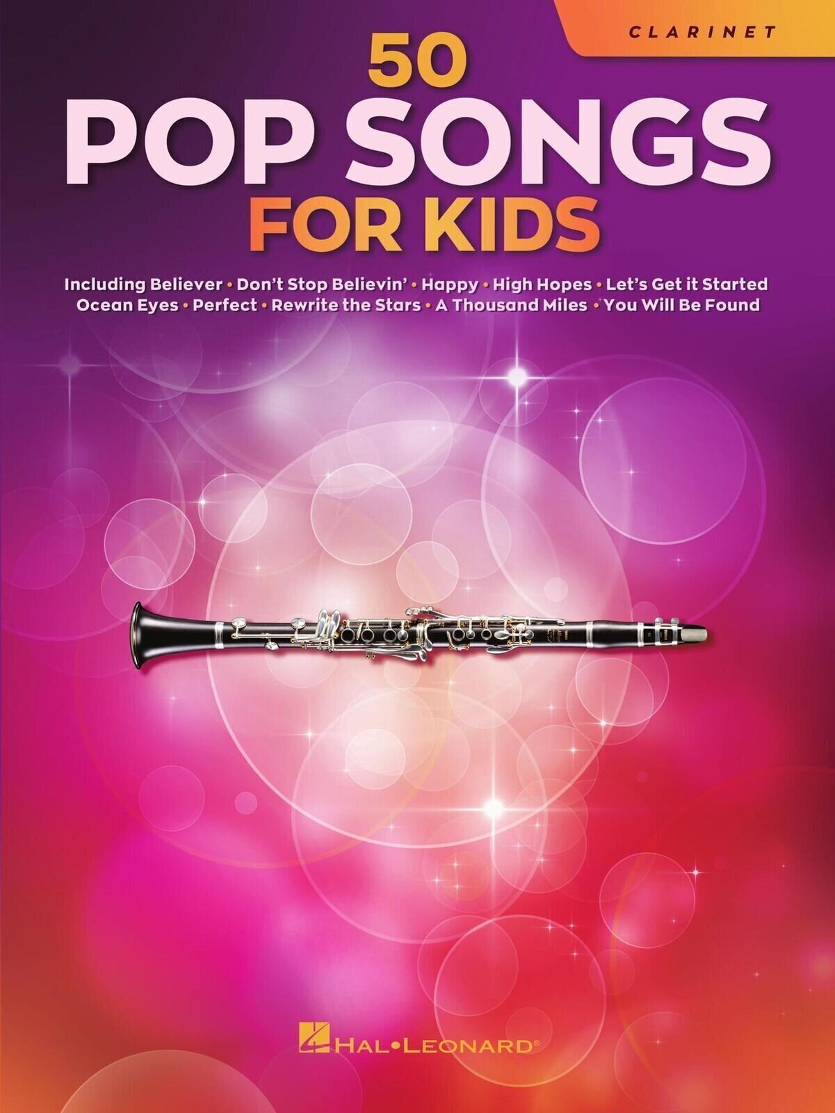 Note Hal Leonard 50 Pop Songs for Kids for Clarinet Note
