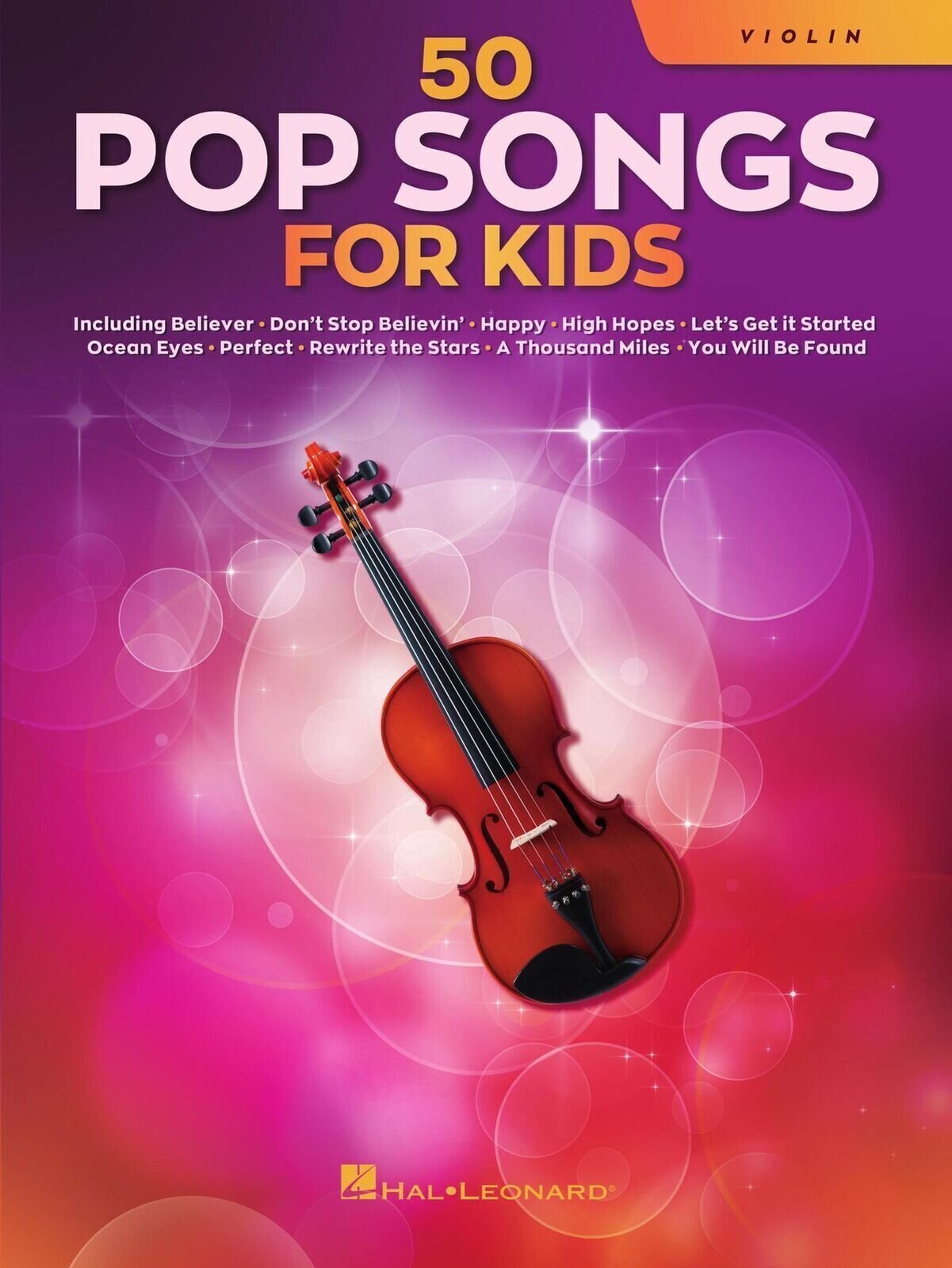 Noter Hal Leonard 50 Pop Songs for Kids for Violin Noter