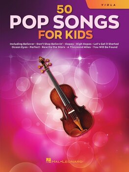 Note Hal Leonard 50 Pop Songs for Kids for Viola Note - 1