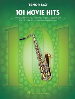 Sheet Music Hal Leonard 101 Movie Hits for Tenor Sax Sheet Music - 1