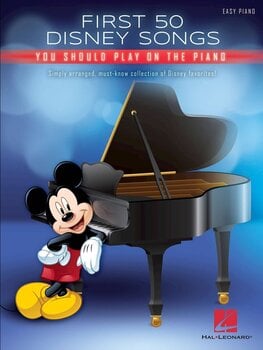 Noder Hal Leonard First 50 Disney Songs Noder - 1
