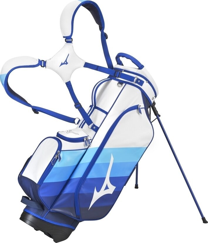 Stand Bag Mizuno Tour Lightweight Stand Bag Blue/White