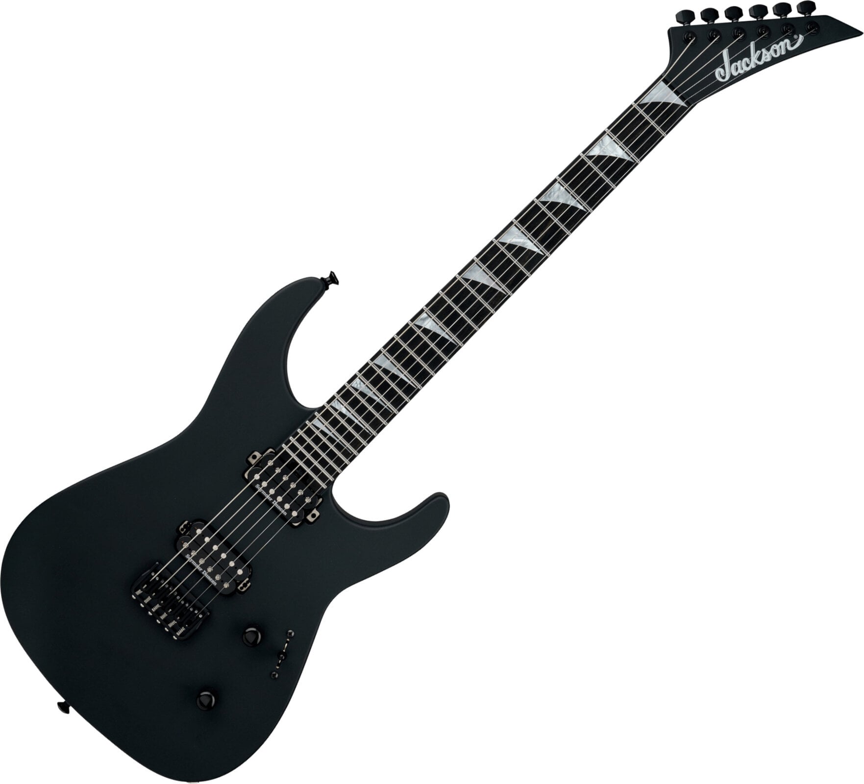 Electric guitar Jackson American Series Soloist SL2 DX HT EB Satin Black Electric guitar