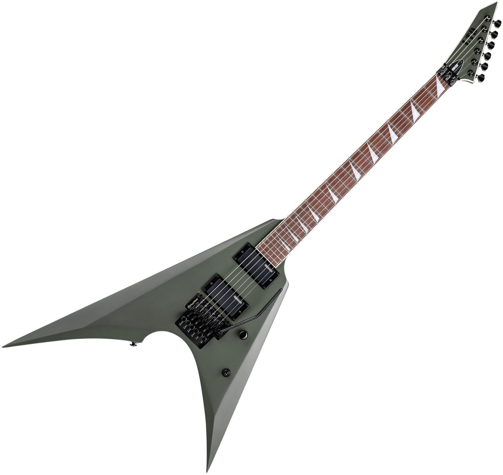 Guitare électrique ESP LTD Arrow-200 Military Green Satin Guitare électrique (Endommagé)