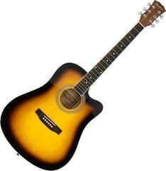 Guitarra dreadnought Pasadena SG028C Vintage Sunburst Guitarra dreadnought