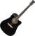 Dreadnought Guitar Pasadena SG028C Black Dreadnought Guitar