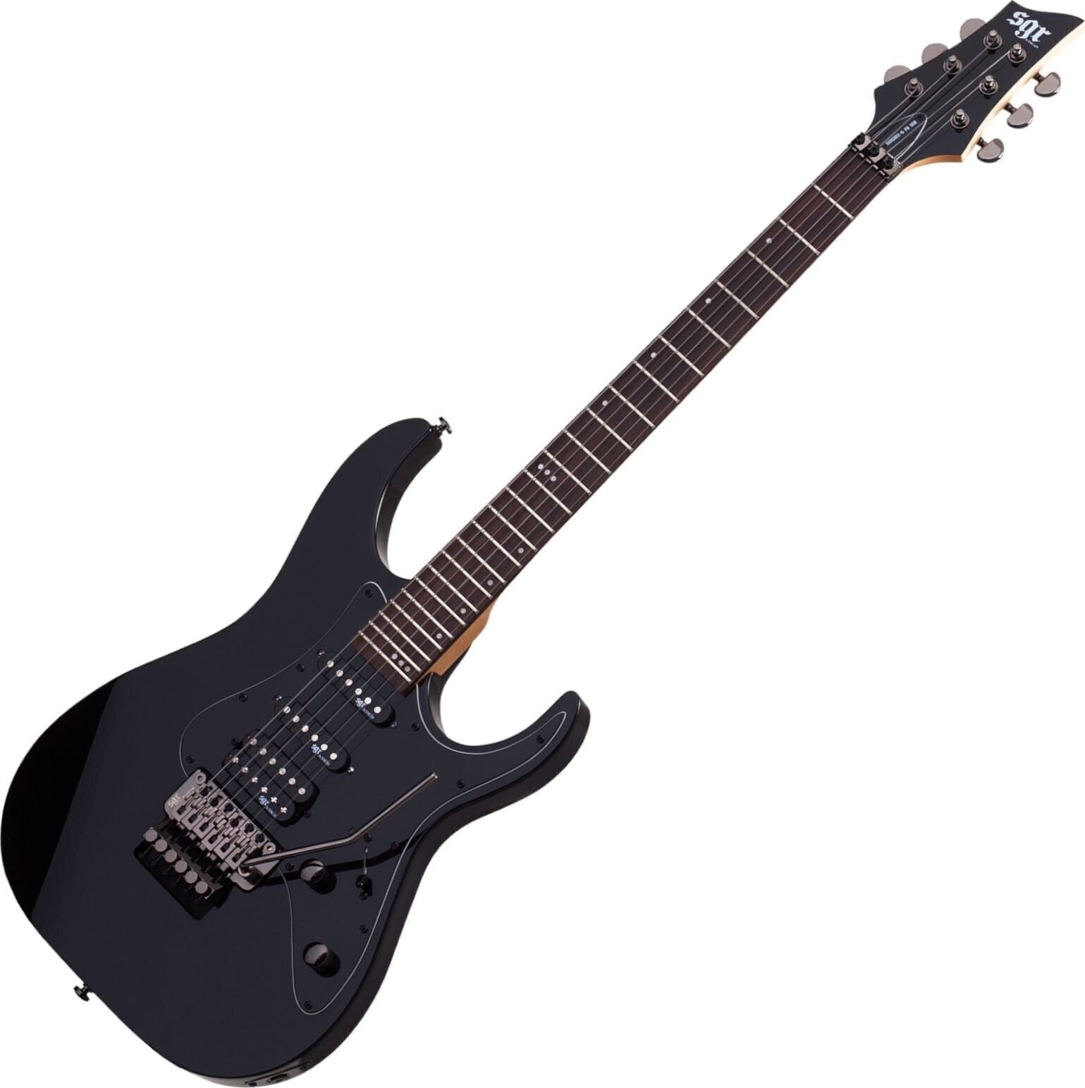 Elektrická kytara Schecter BANSHEE-6 FR SGR Gloss Black Elektrická kytara
