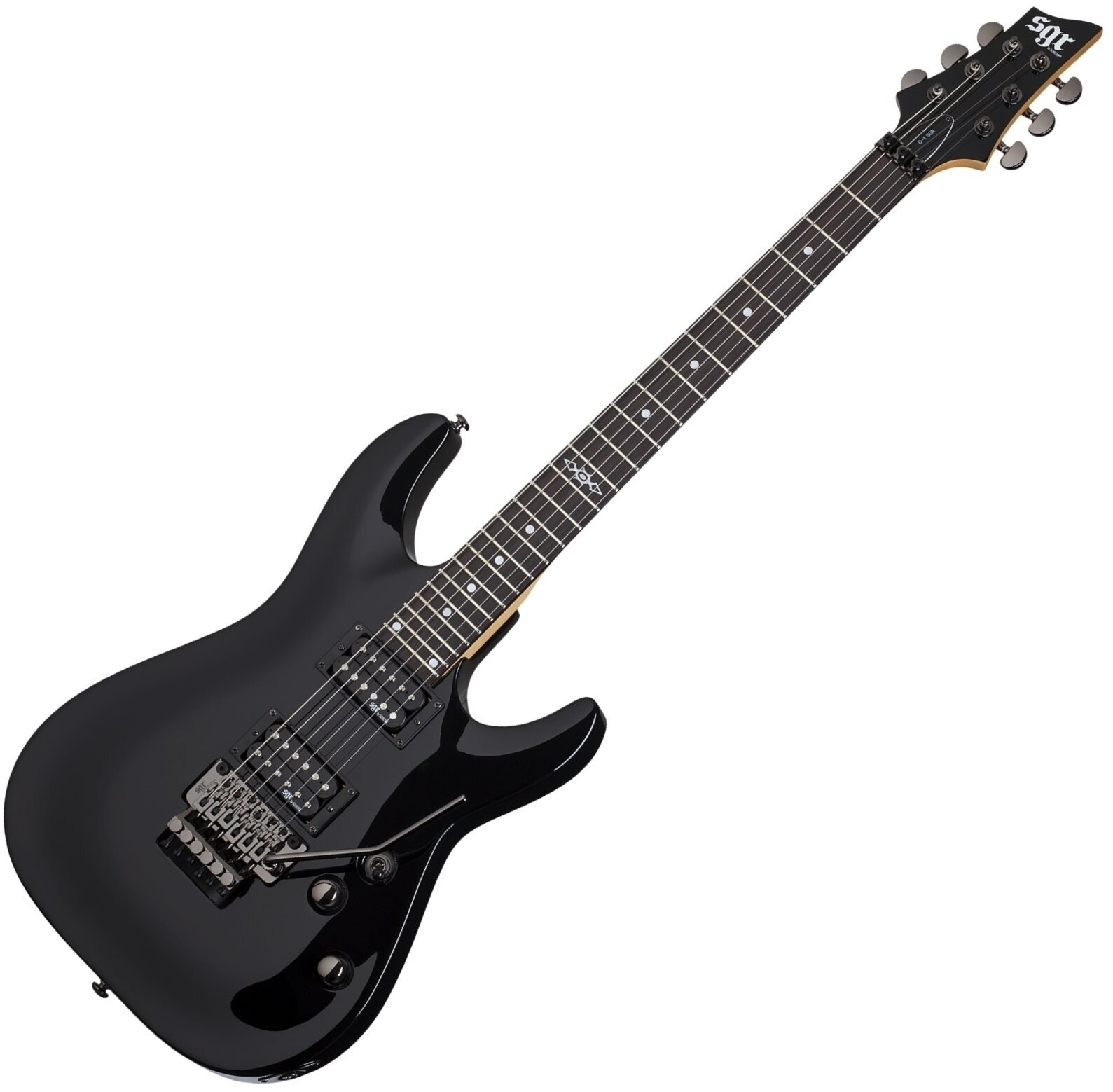 Guitarra elétrica Schecter SGR C-1 FR Gloss Black Guitarra elétrica