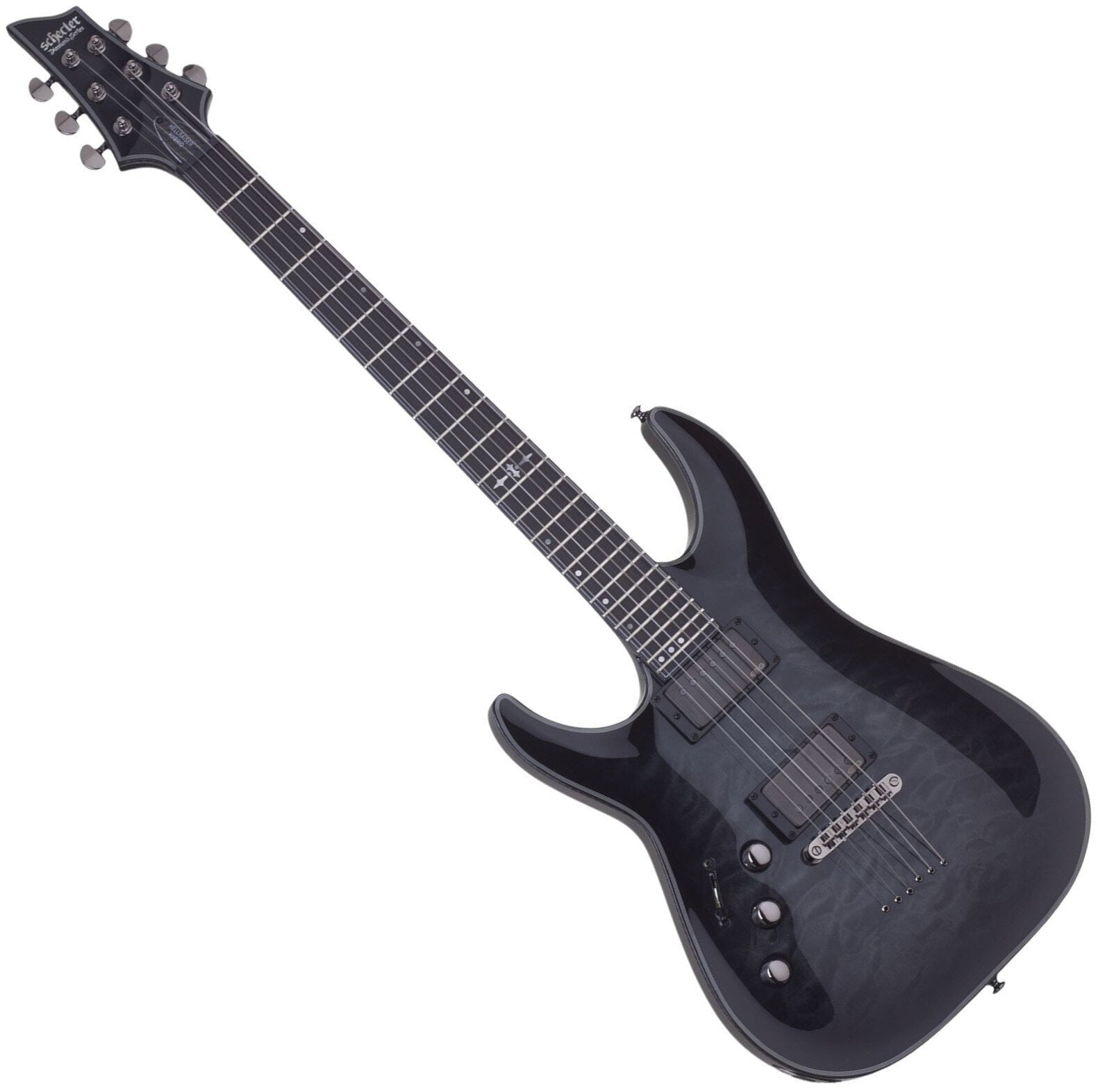 Chitară electrică Schecter Hellraiser Hybrid C-1 Trans Black Burst Chitară electrică (Resigilat)