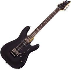 Elektrická gitara Schecter C-1 FR SGR Midnight Satin Black Elektrická gitara